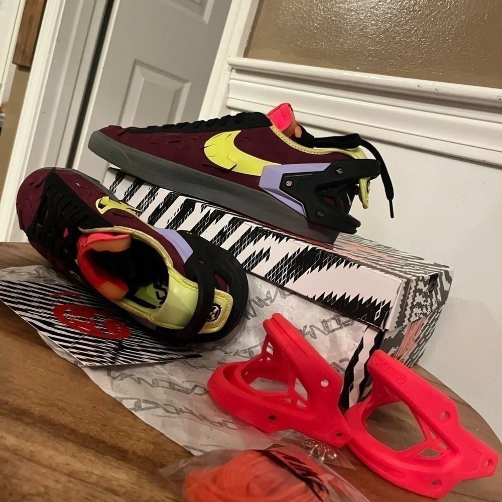 Nike x ACRONYM Blazer Low leather trainers